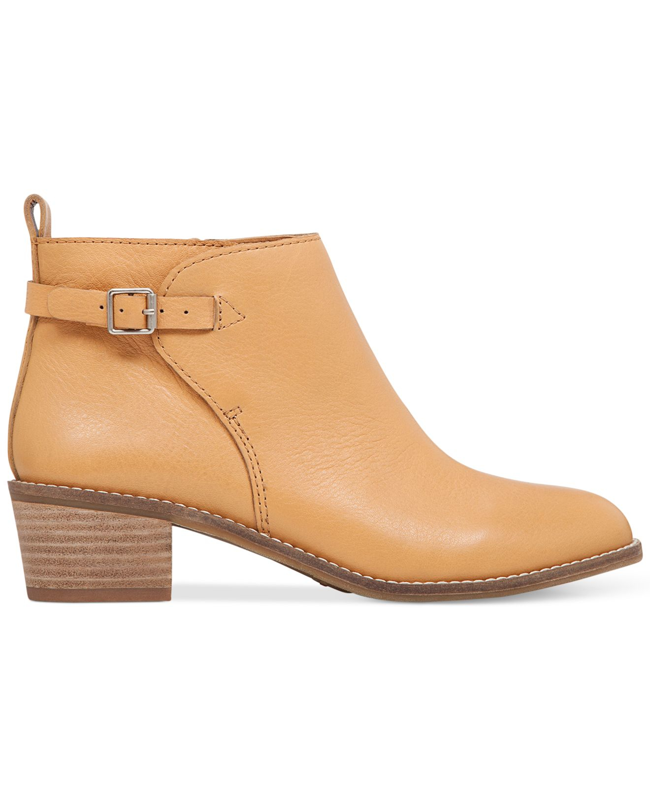 lucky brand low heel ankle boots