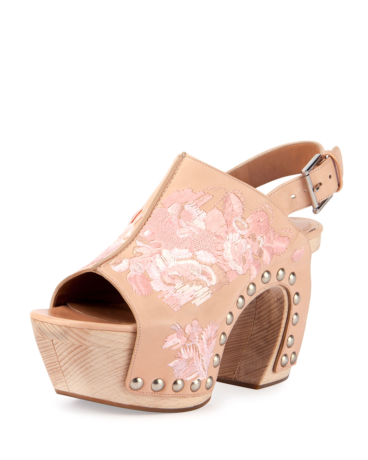 pink clog sandals