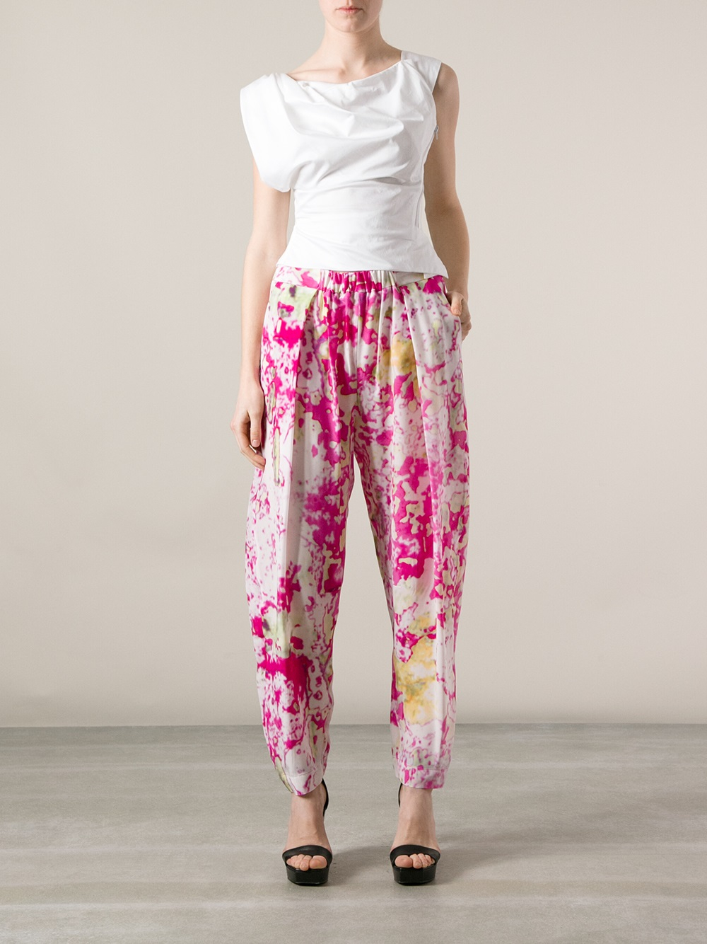 Lyst - Vivienne Westwood Anglomania Glendy Corset Top in White