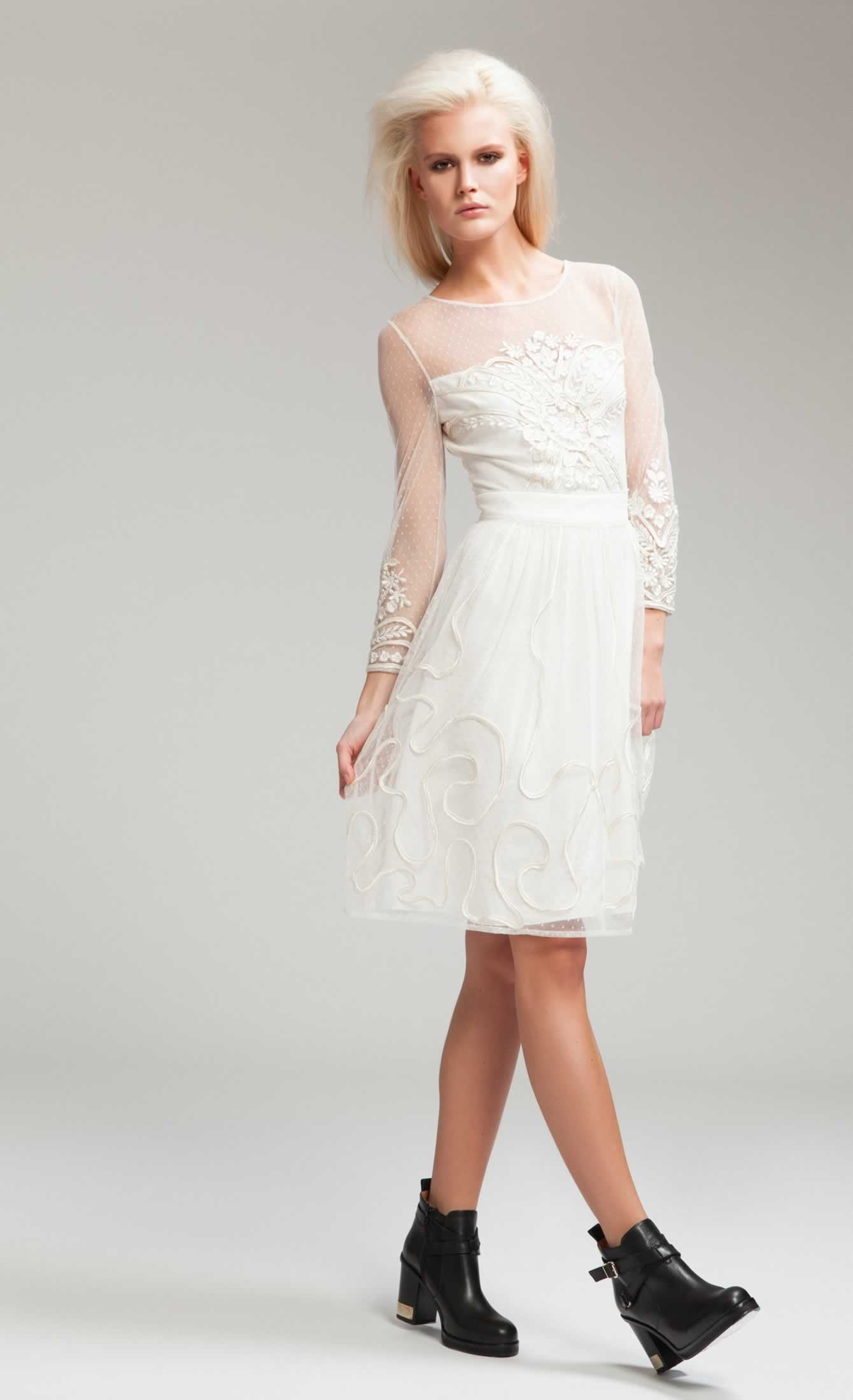 Lyst - Temperley London Mini Ezra Dress in White