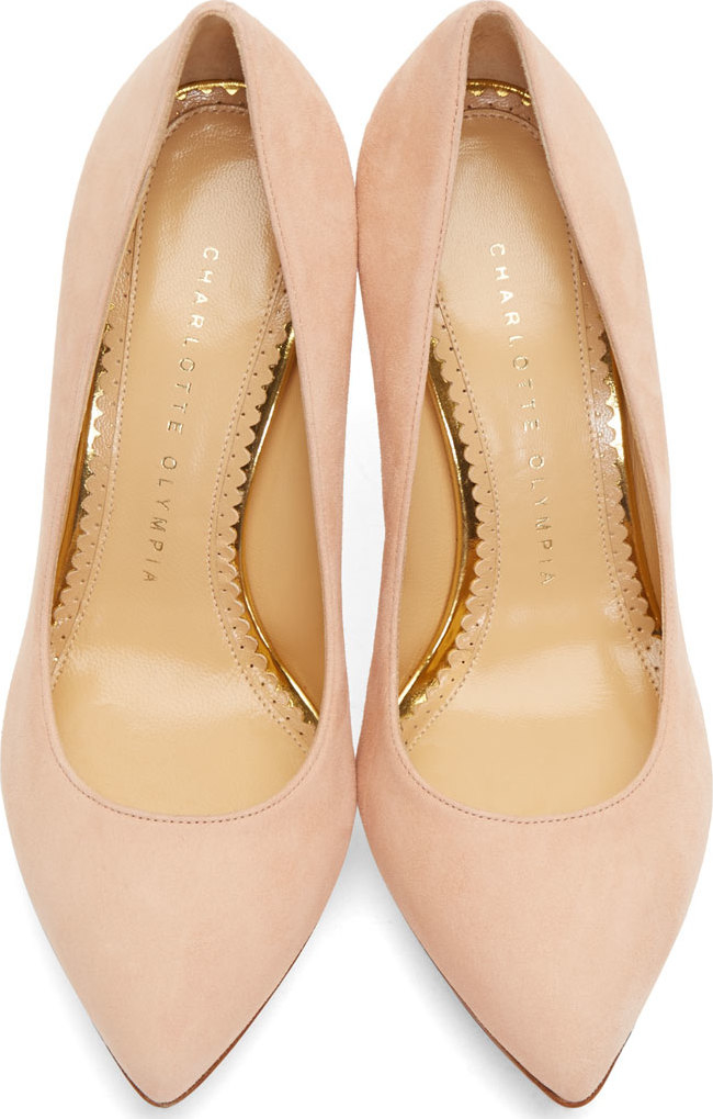 blush pink suede shoes