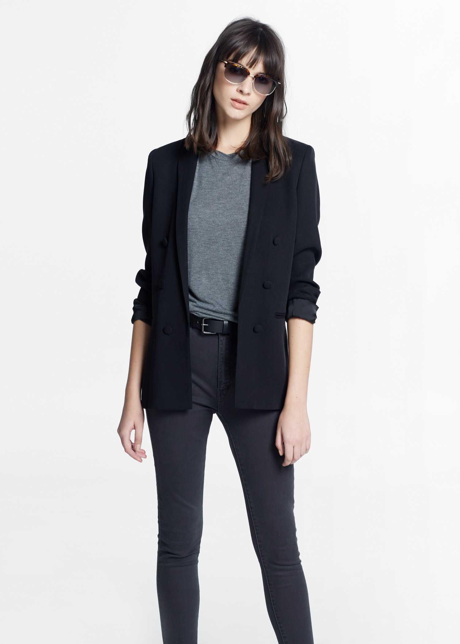 womens navy wax jacket