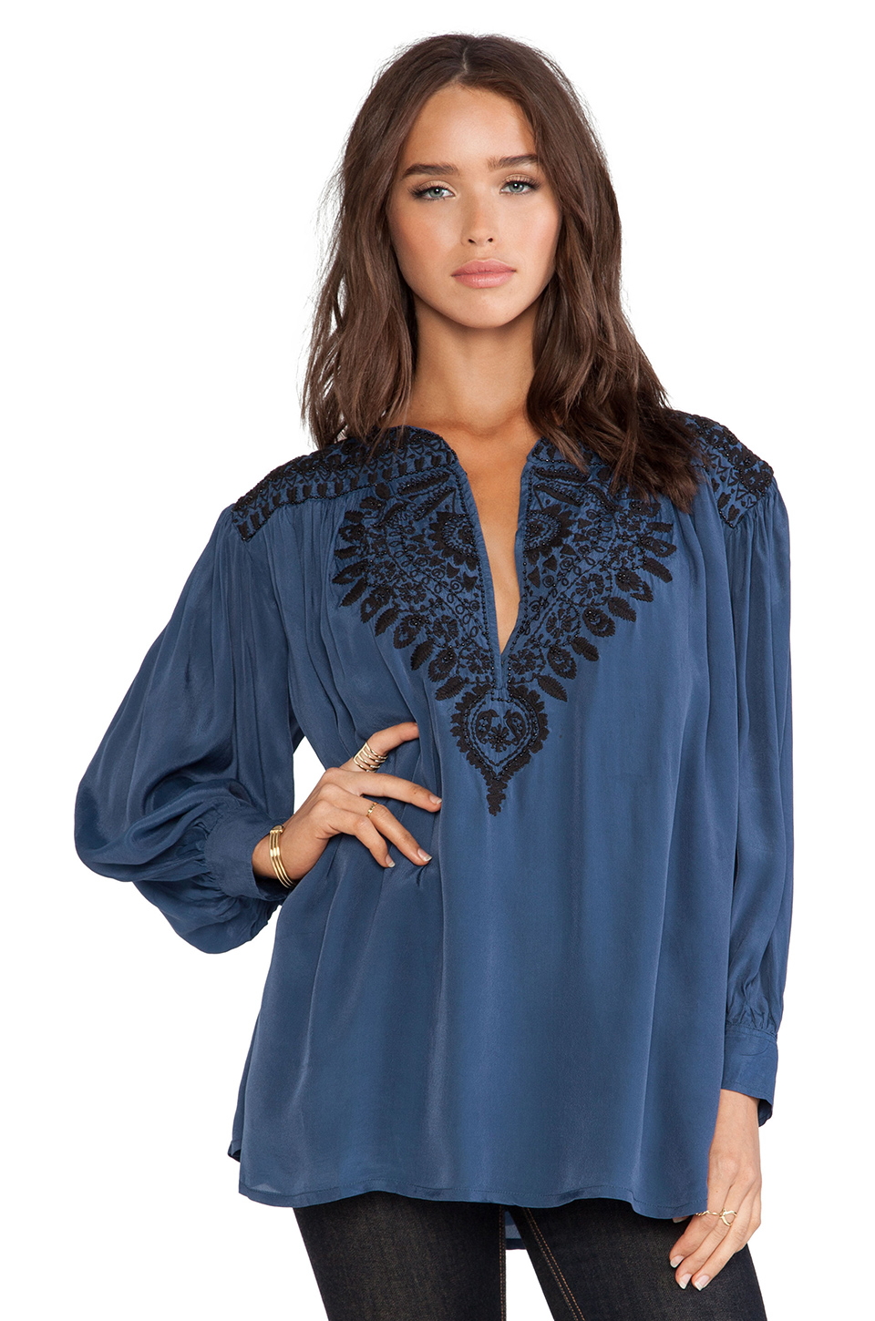 Lyst - Antik Batik Isis Blouse in Blue