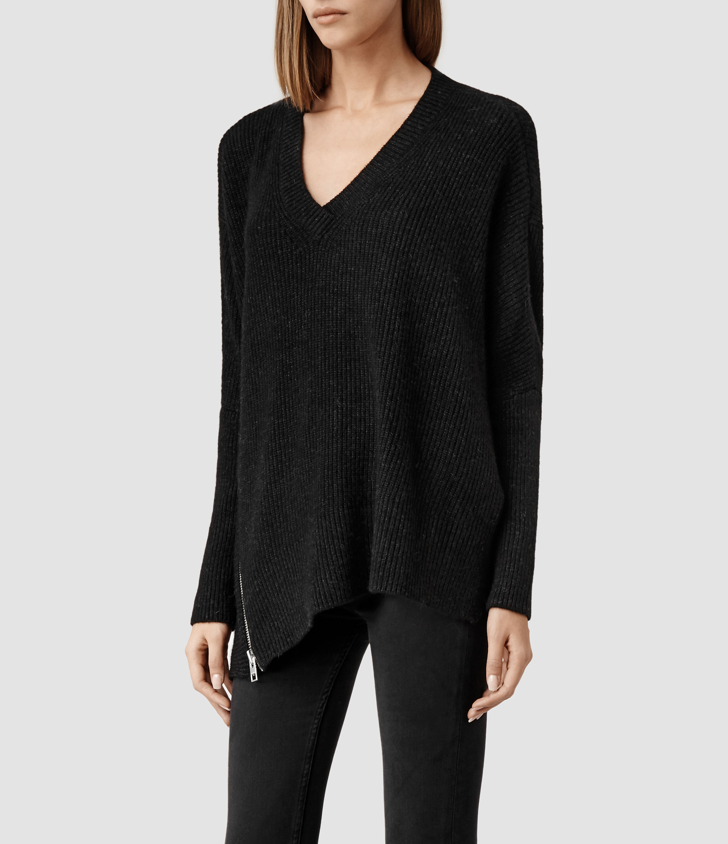 all saints zip jumper