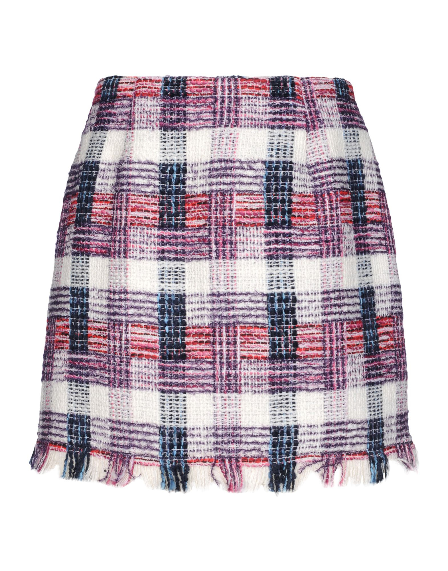 Msgm Mini Skirt in Multicolor (Ivory) | Lyst