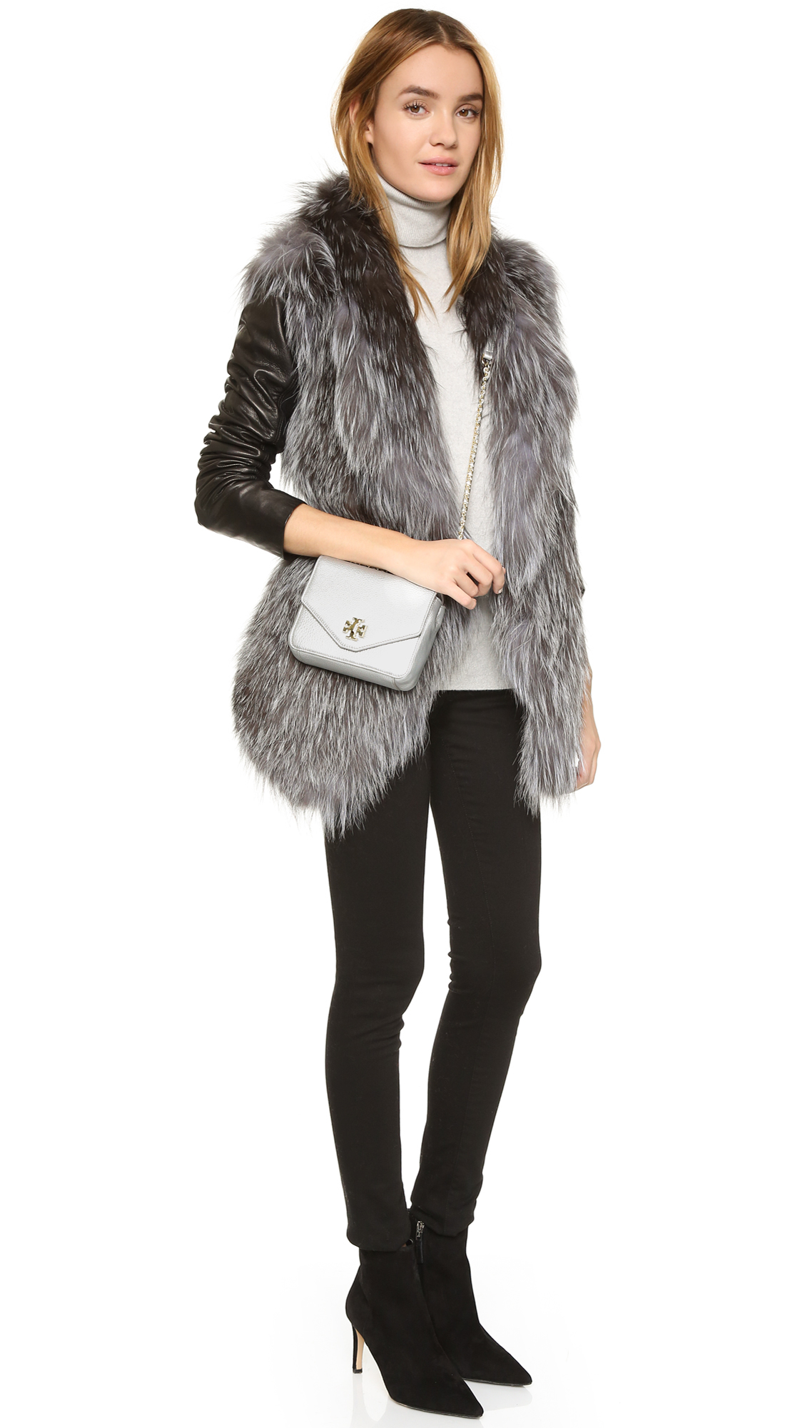 tory burch silver crossbody