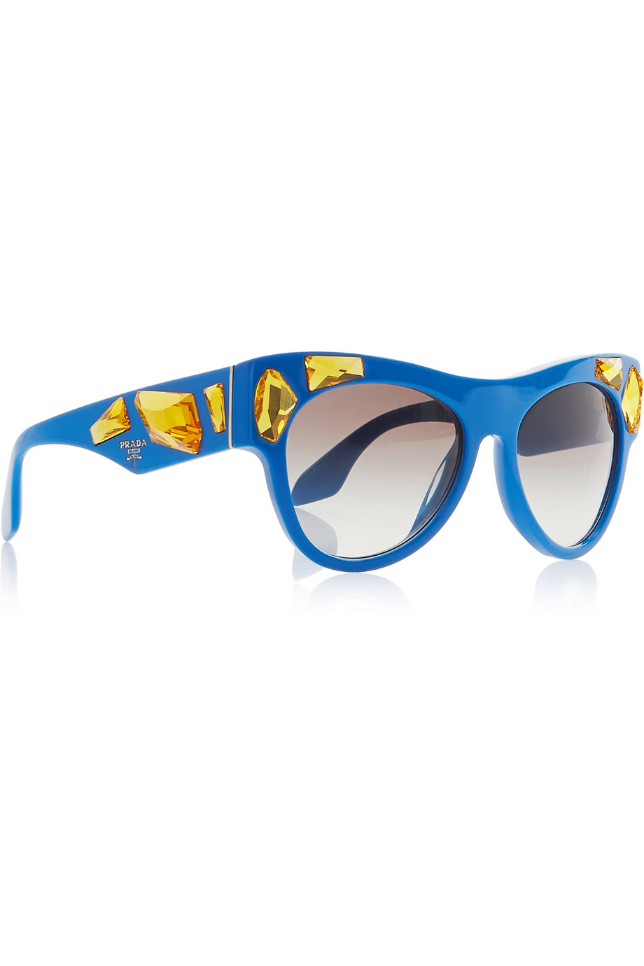prada acetate cat eye sunglasses
