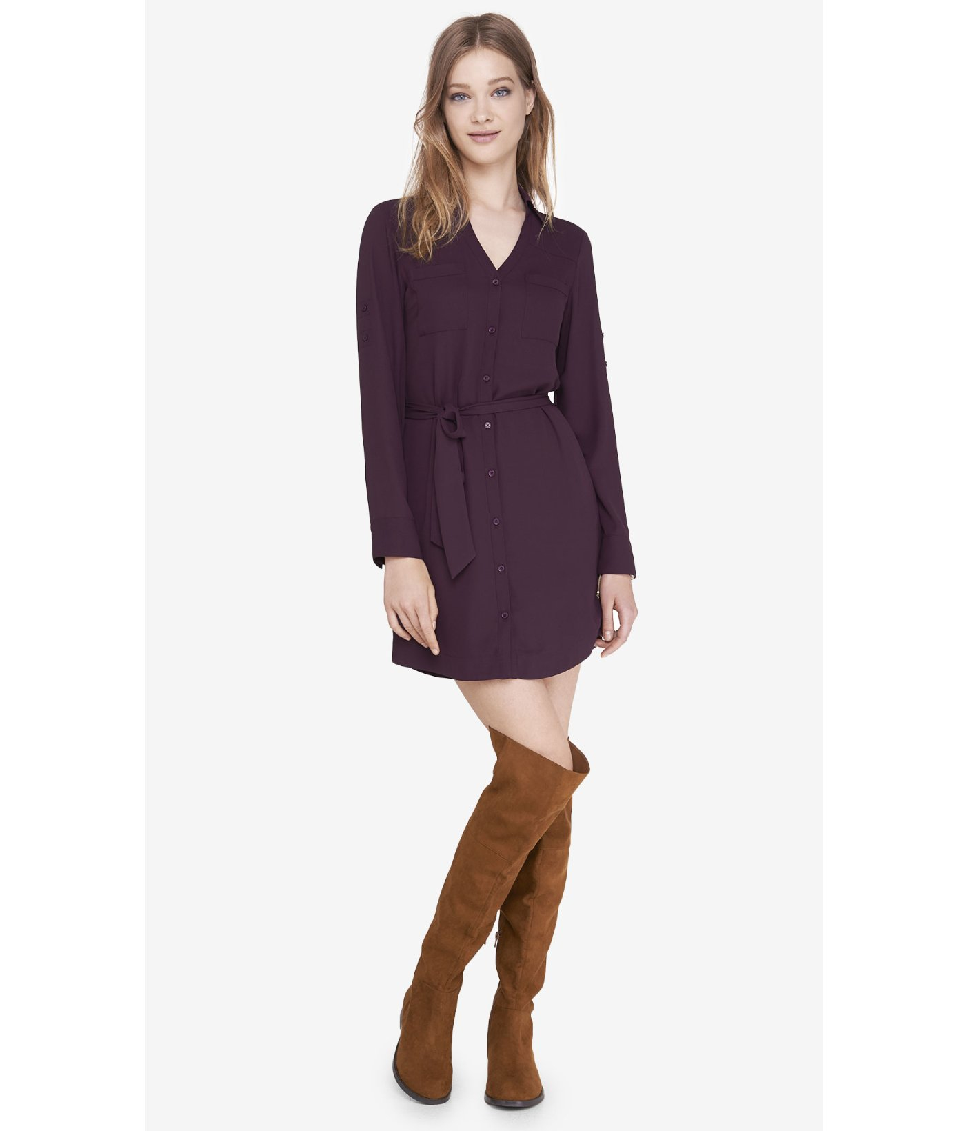 express portofino shirt dress