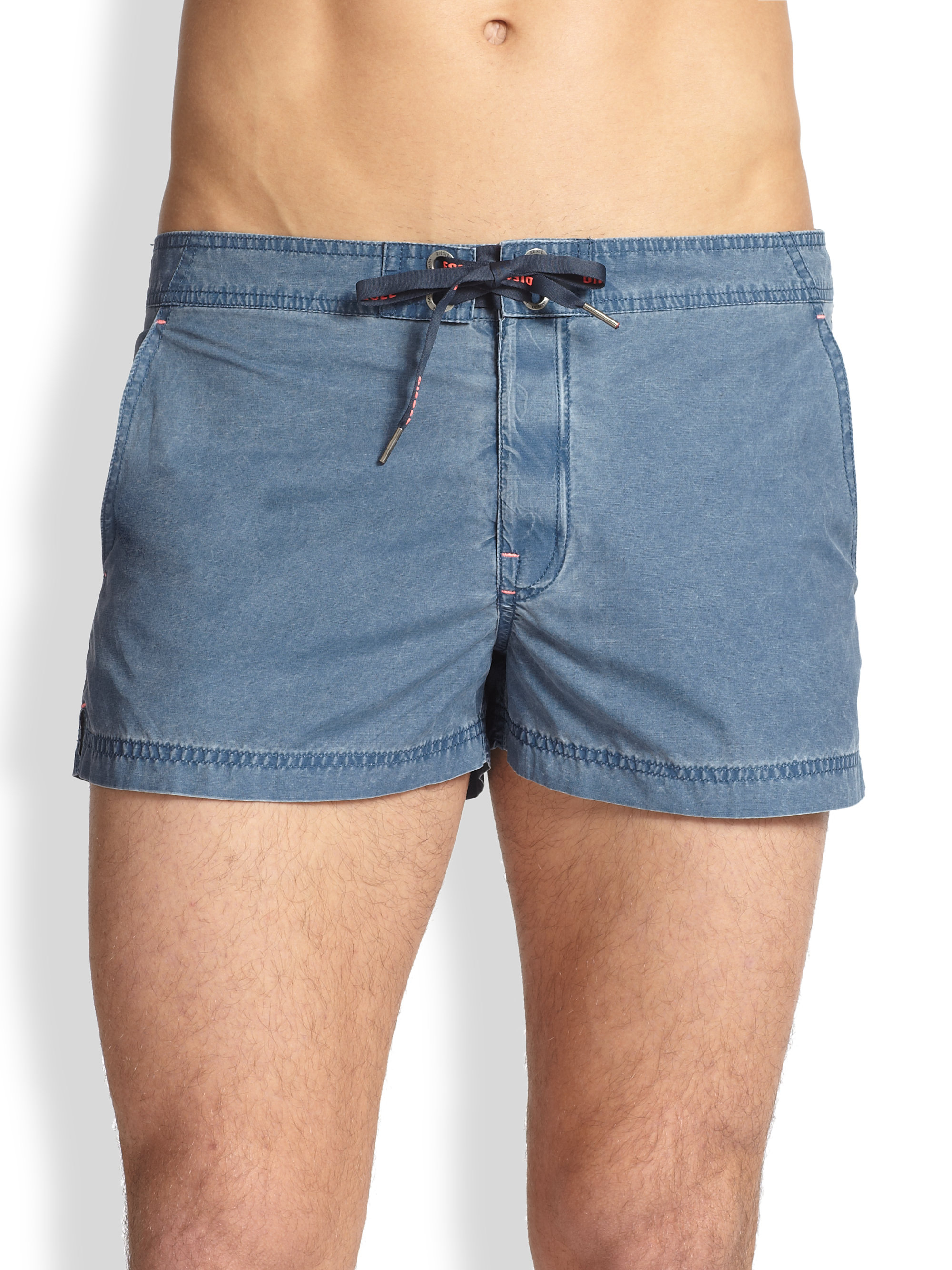 mens cotton swim shorts
