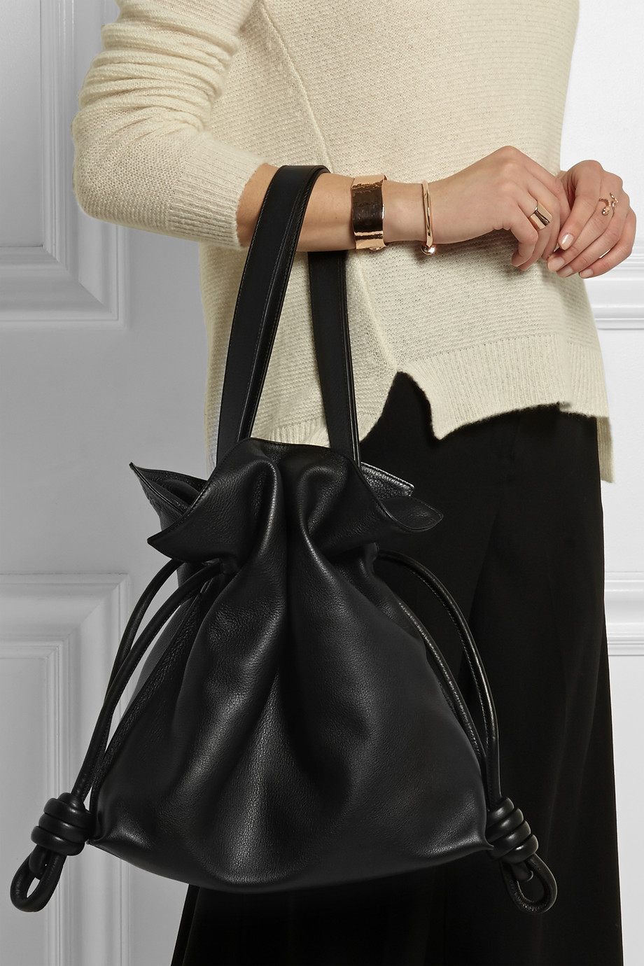 Loewe flamenco knot bag large sale