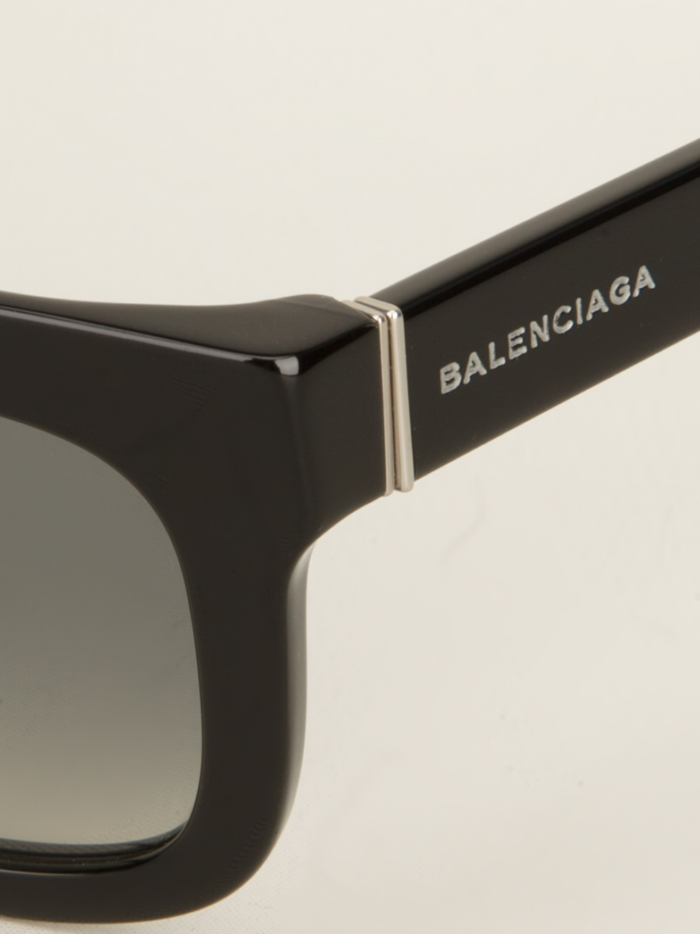 Balenciaga Square Frame Sunglasses in Black for Men - Lyst