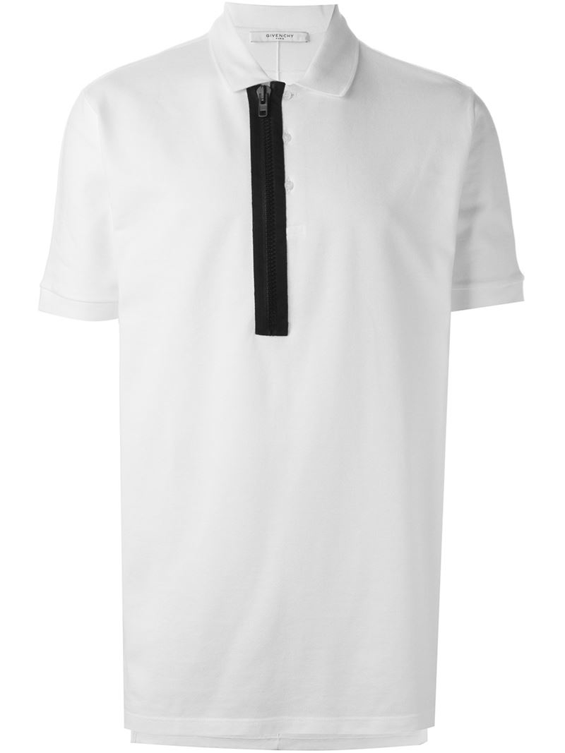 givenchy zip polo