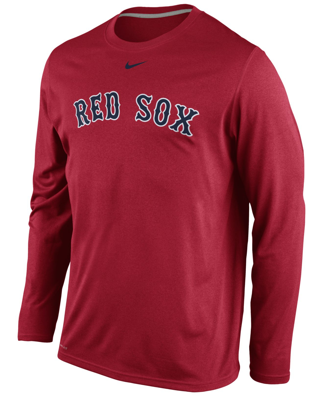 Lyst - Nike Men's Long-sleeve Boston Red Sox Legend T-shirt in Red for Men