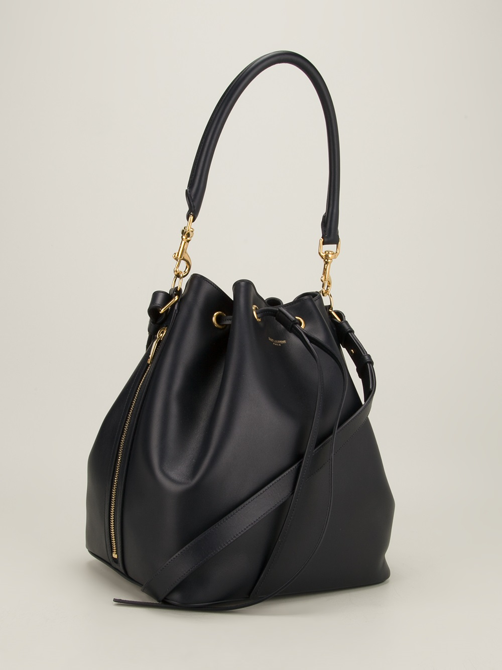 Lyst Saint Laurent Bucket Bag in Blue