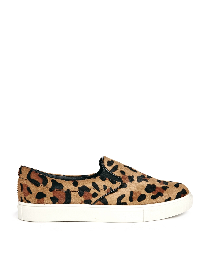 Steve Madden Ecentric Leopard Slip On Sneakers | Lyst