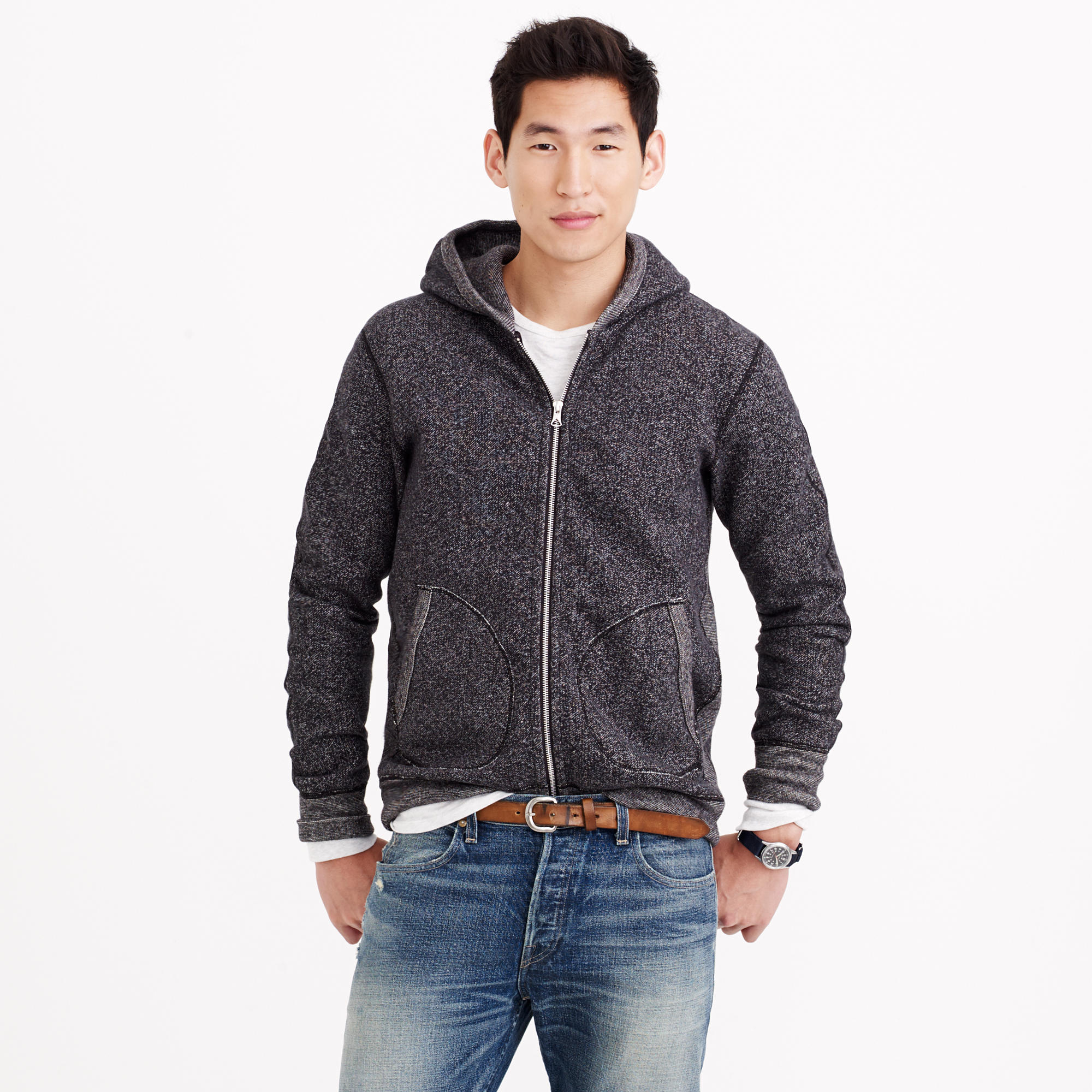 reigning champ tiger fleece hoodie
