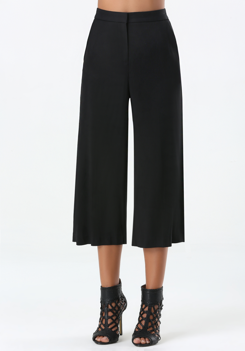 Bebe Tamara Culottes In Black Lyst