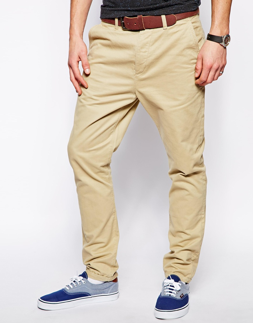 mens tapered khaki pants