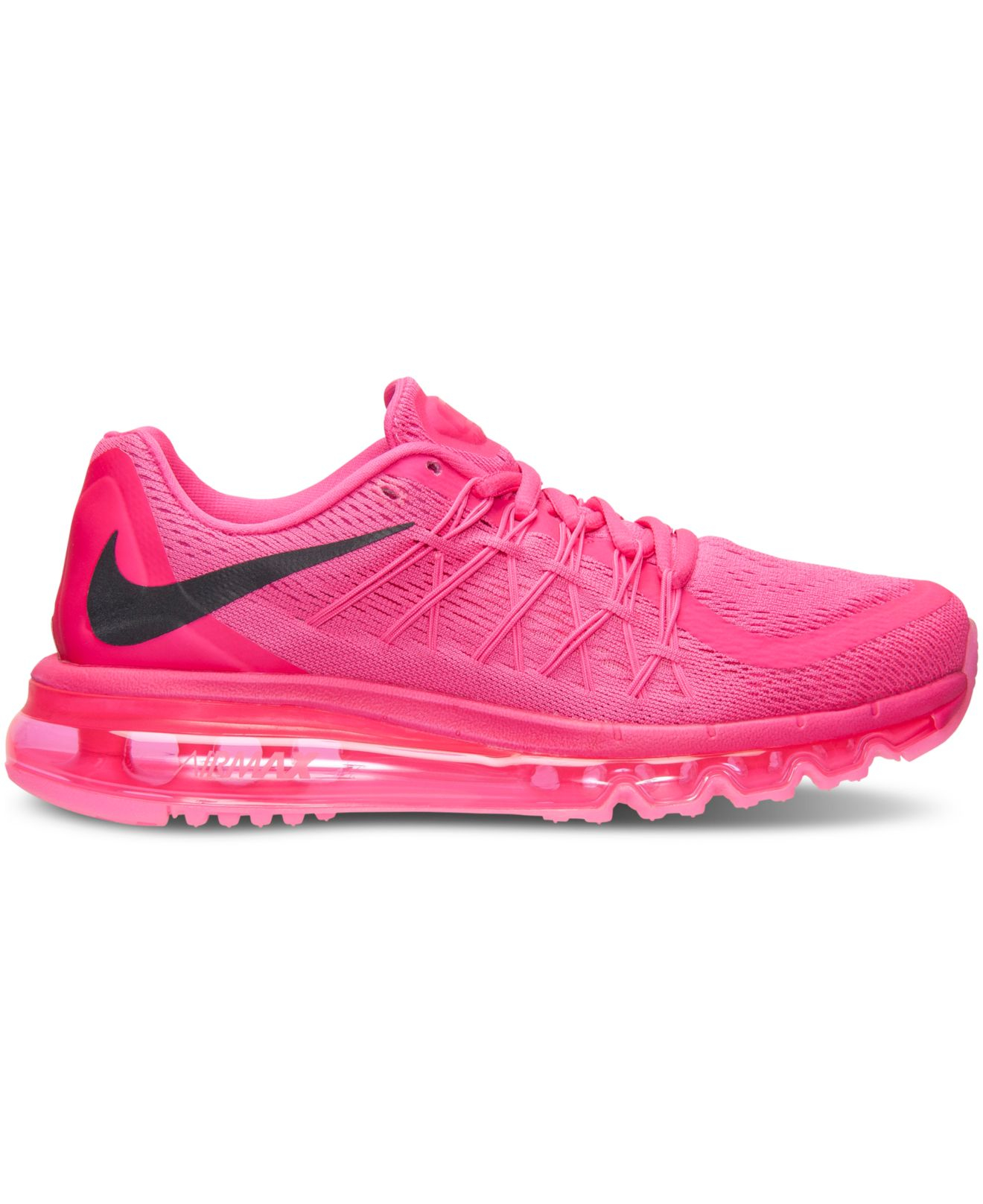 Nike Womens Air Max 2015 Running Sneakers From Finish Line In Pink Lyst