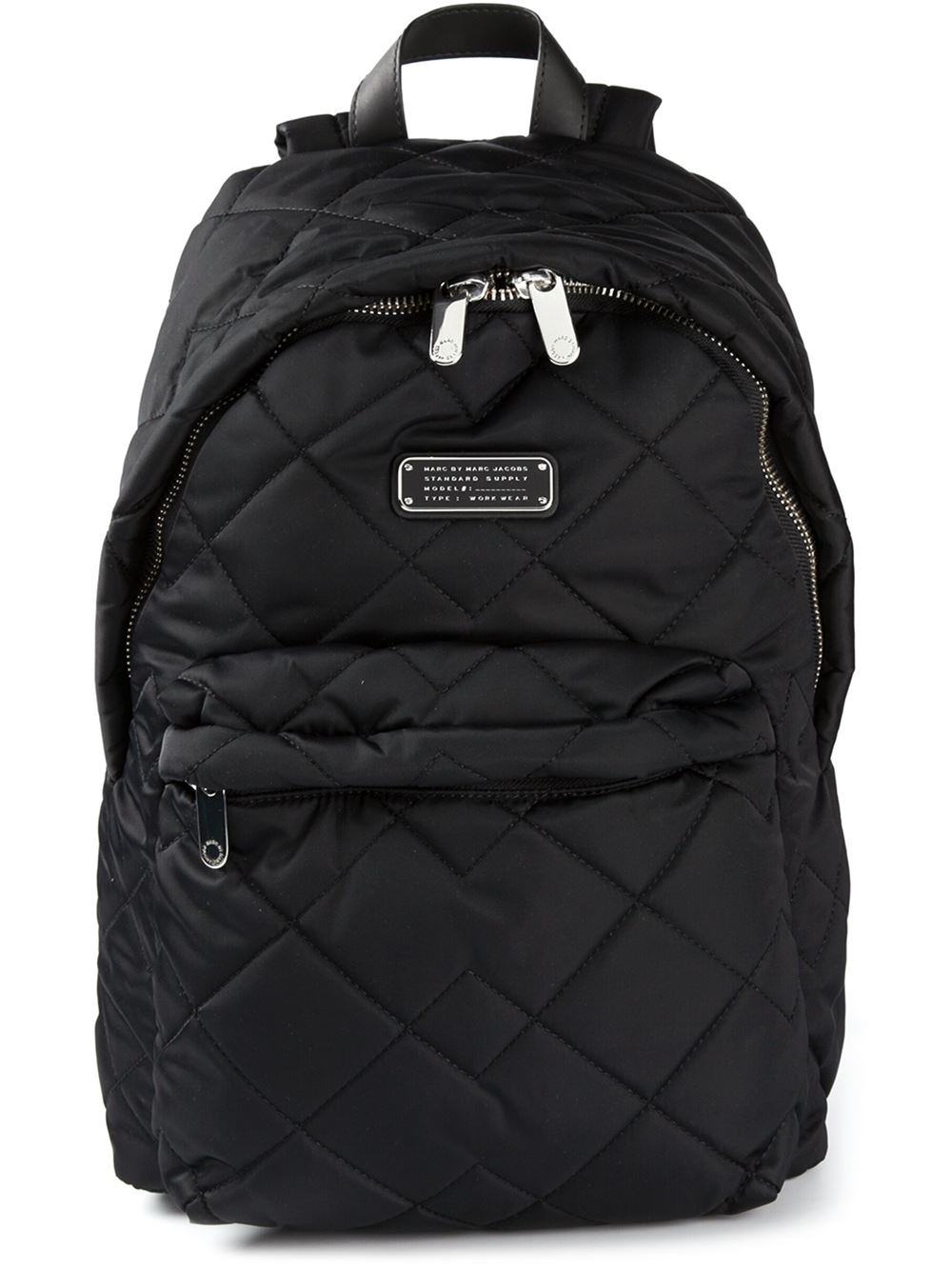 Marc by marc jacobs 'crosby' Quilted Backpack in Black | Lyst