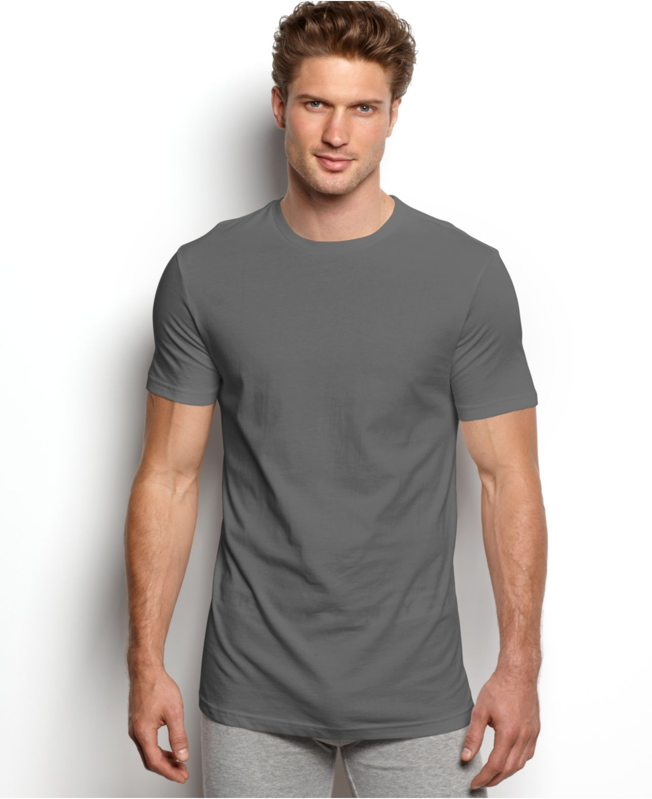 tommy hilfiger mens crew neck t shirt 4 pack