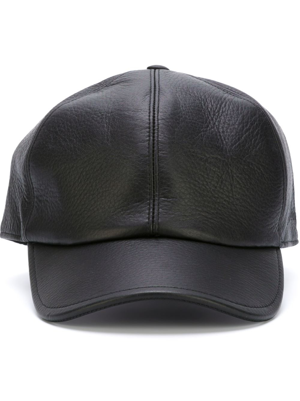 black curved peak cap