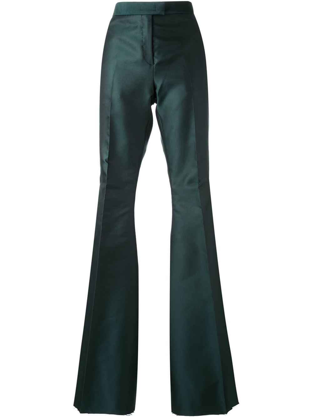 silk flare pants