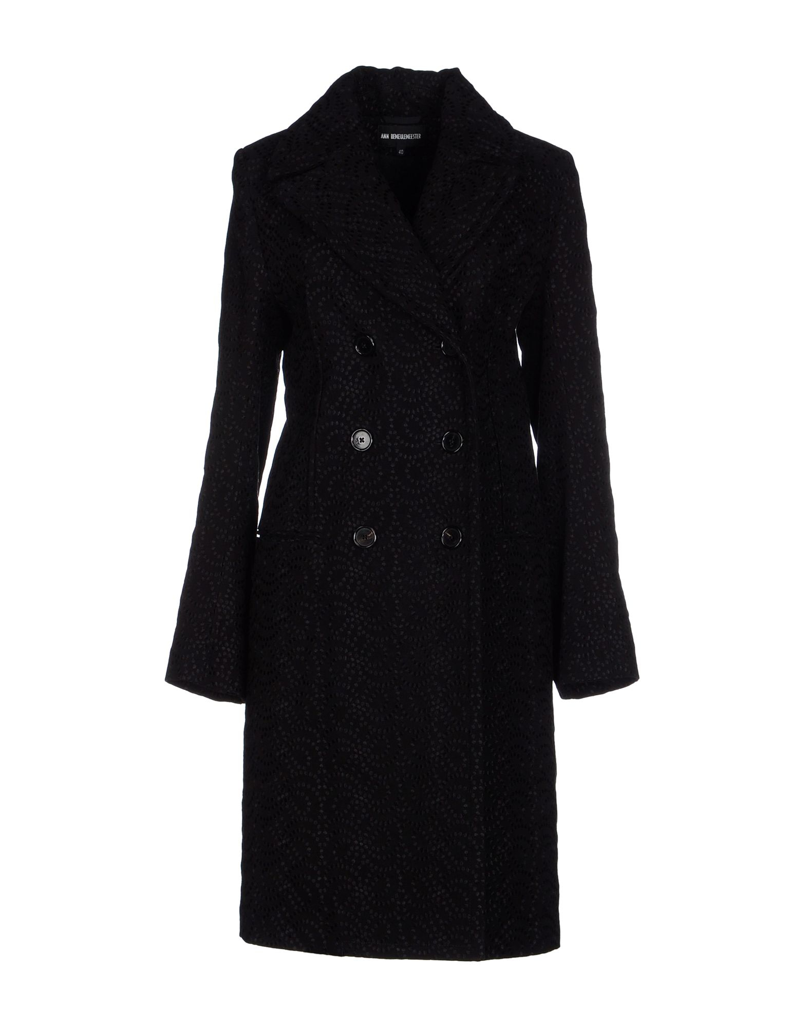 Lyst Ann Demeulemeester Coat in Black