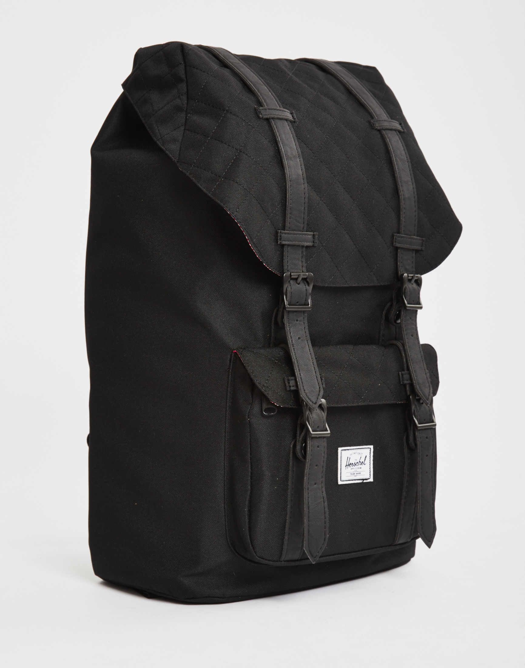 Herschel Supply Co. Little America Quilted Backpack Black in Black for ...