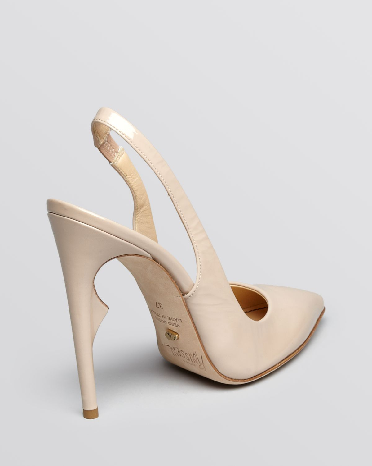 pointed toe slingback pumps