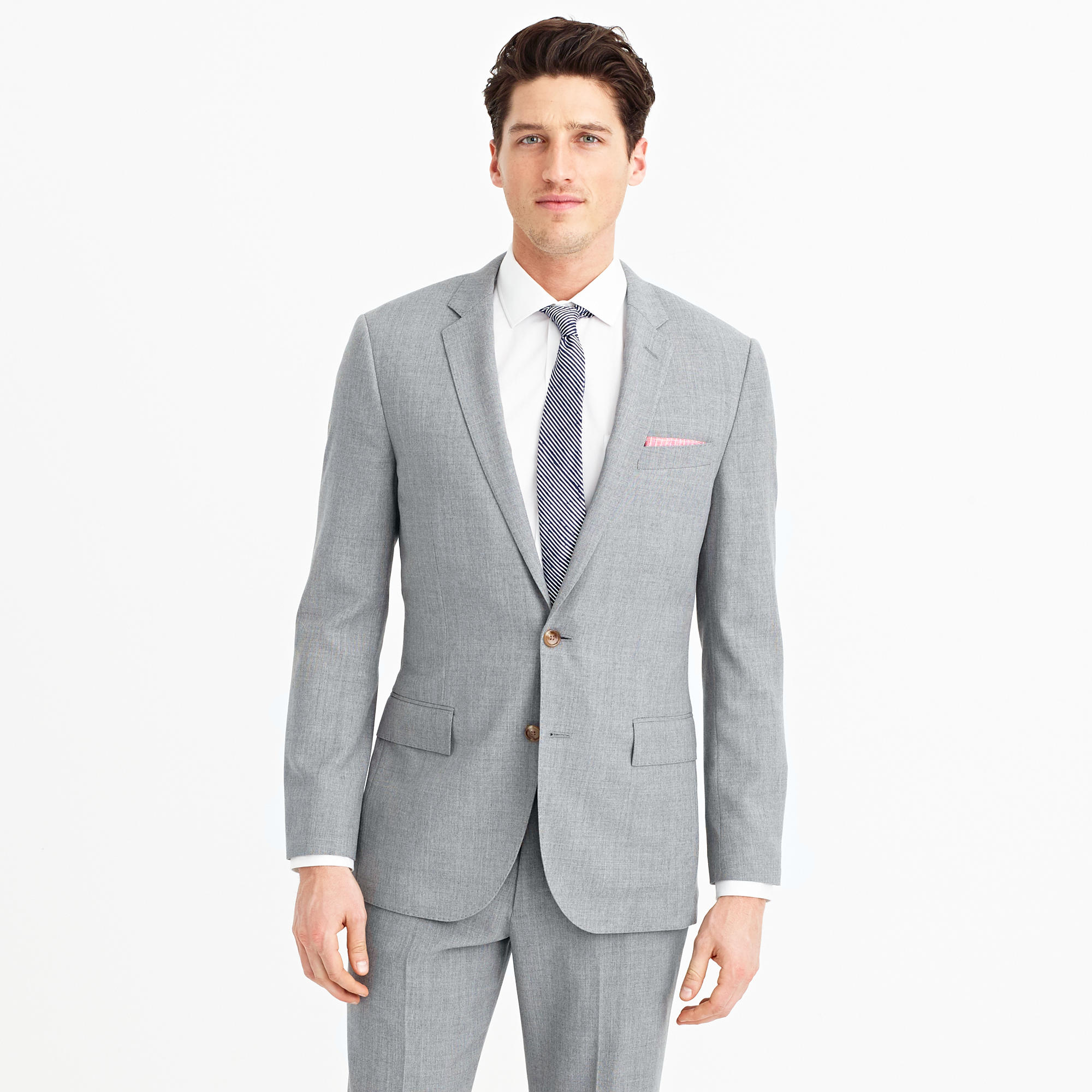 J.crew Ludlow Traveler Suit Jacket In Italian Wool in Gray for Men Lyst