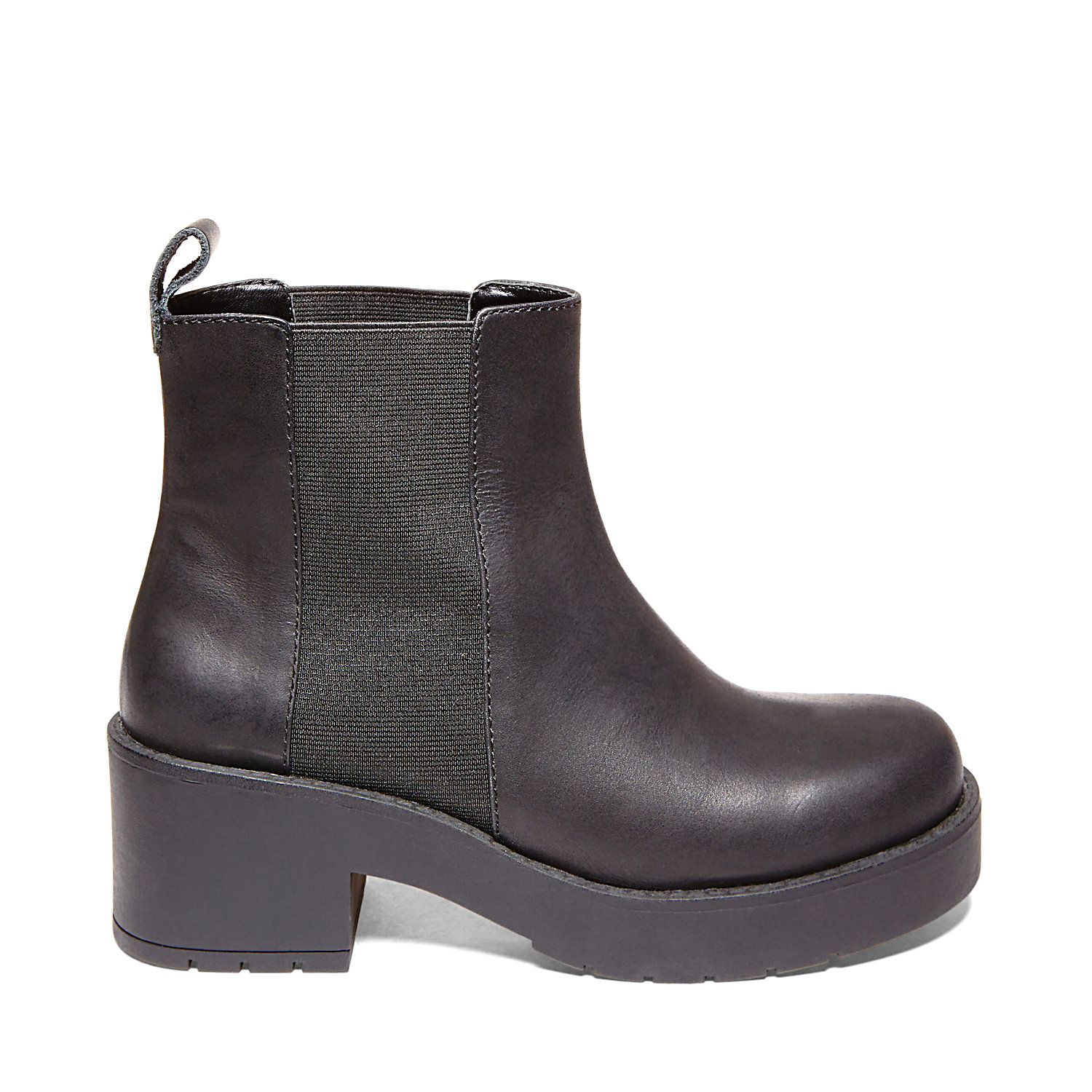 steve madden odette black leather