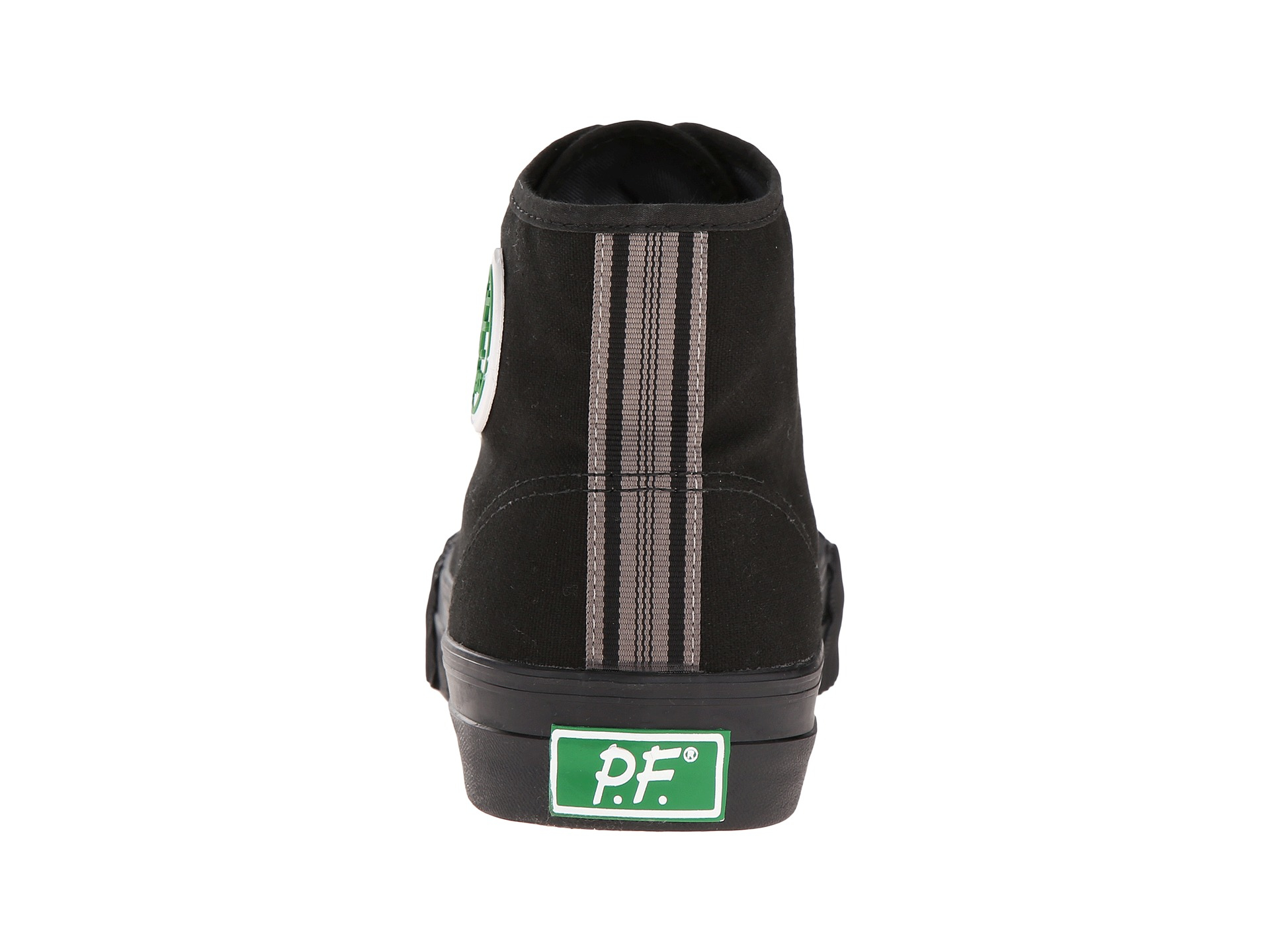 pf flyers black and white