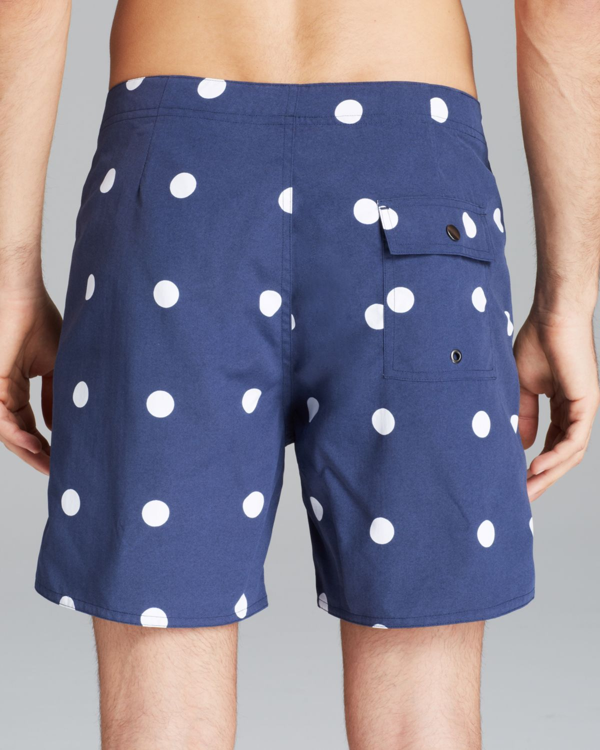 Lyst Saturdays Nyc Polka Dot Board Shorts in Blue for Men