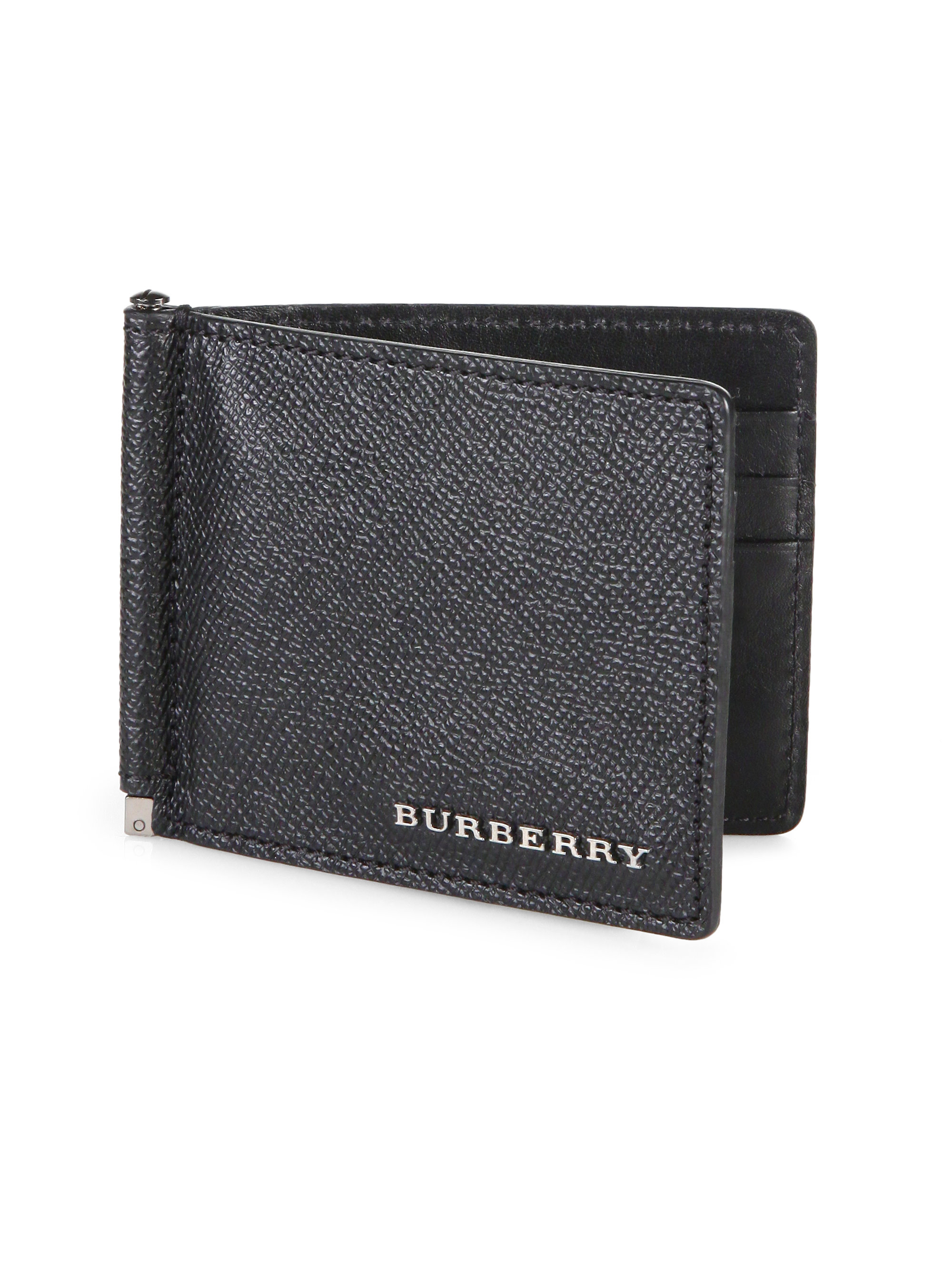 Burberry Quillen Clip Wallet in for Men - Lyst