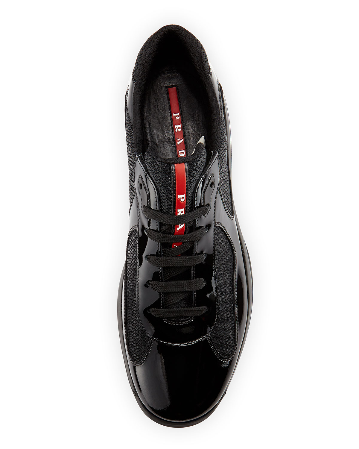 prada americas cup patent black