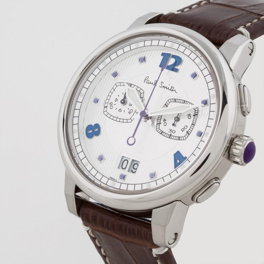 Paul Smith Nottingham Chronograph Watch In Brown For Men Lyst