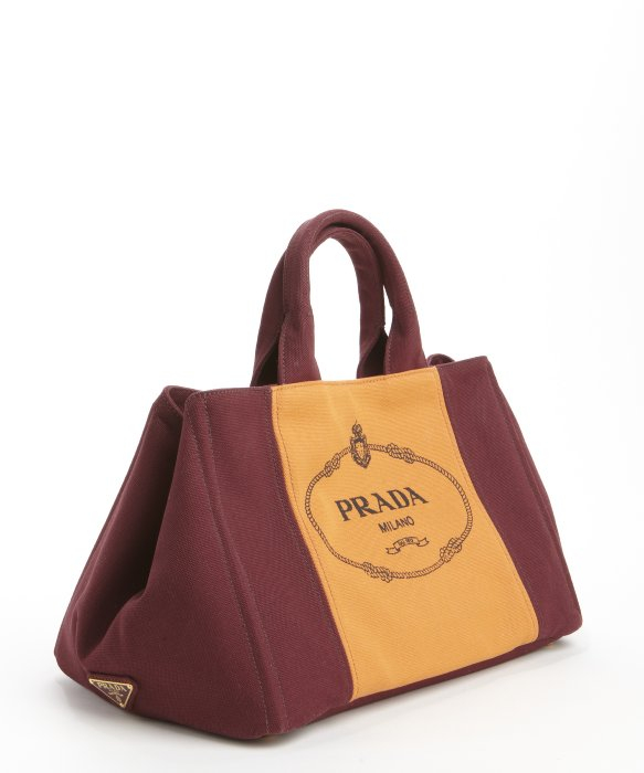 Prada Burgundy Orange Canvas Logo Crossbody Top Handle Bag in ... Prada Burgundy Orange Canvas Logo Crossbody Top Handle Bag in ...