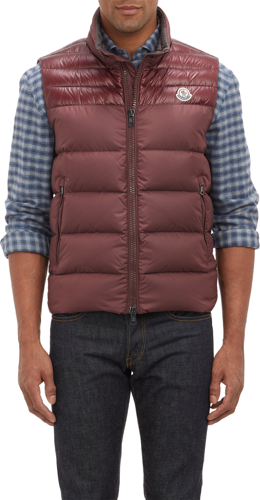 Moncler Quilted Puffer Vest-Red Size 1 (S) in Red for Men | Lyst