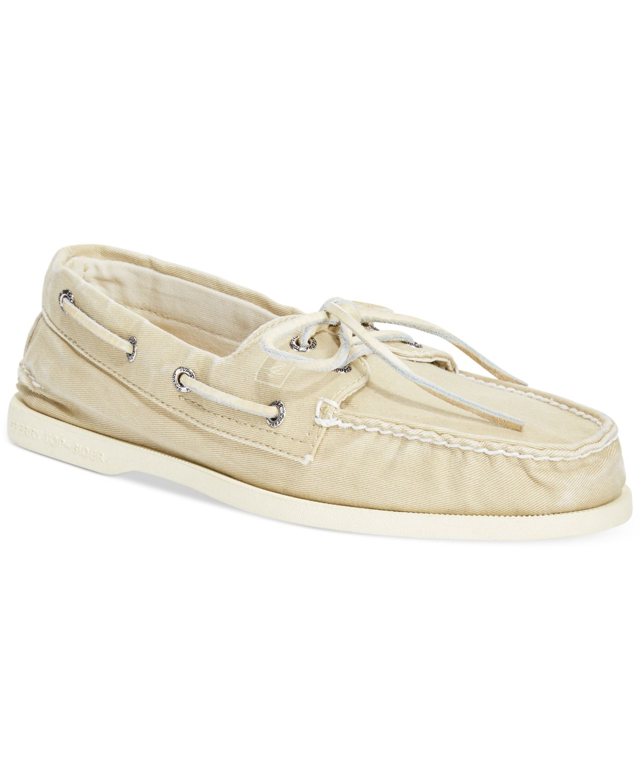 can sperry topsiders be washed
