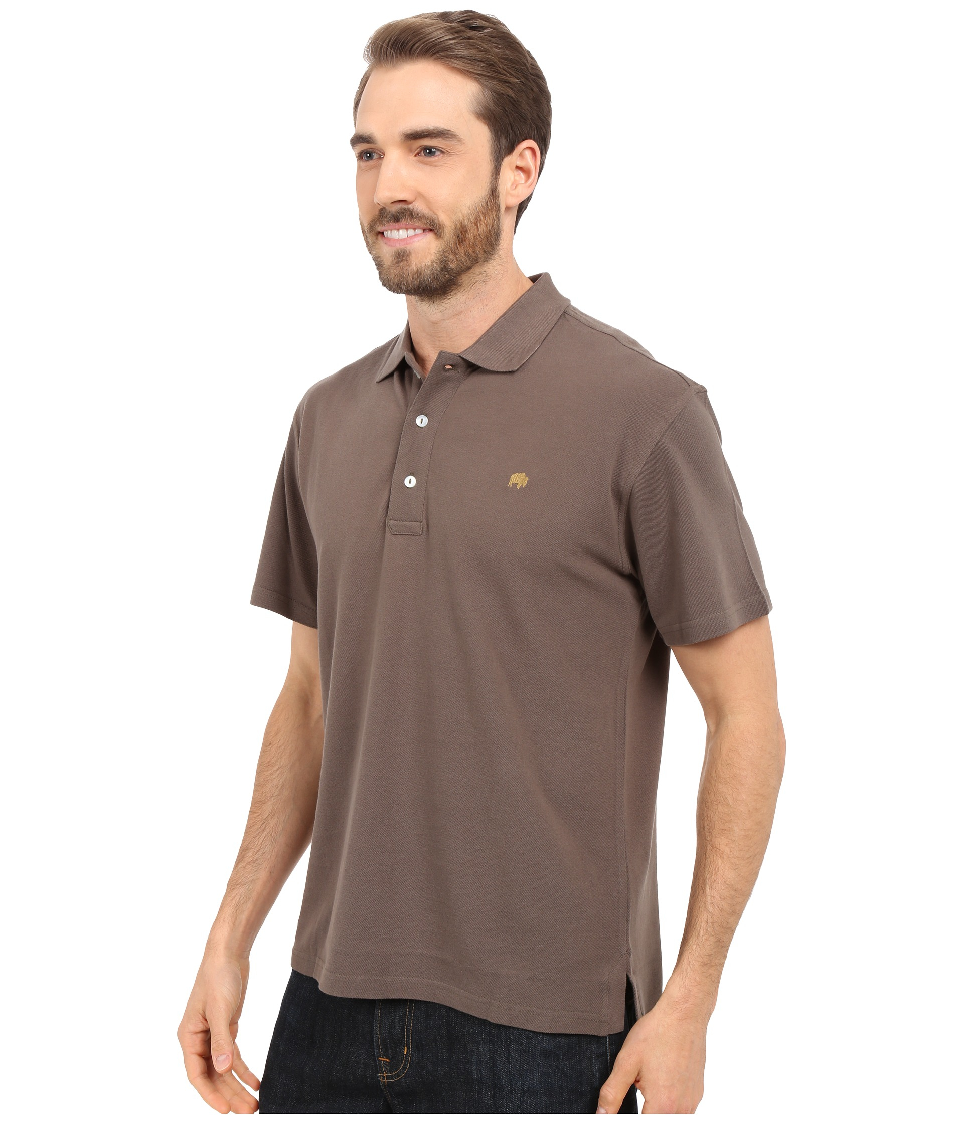 Download Mountain Khakis Cotton Bison Polo Shirt in Brown for Men ...