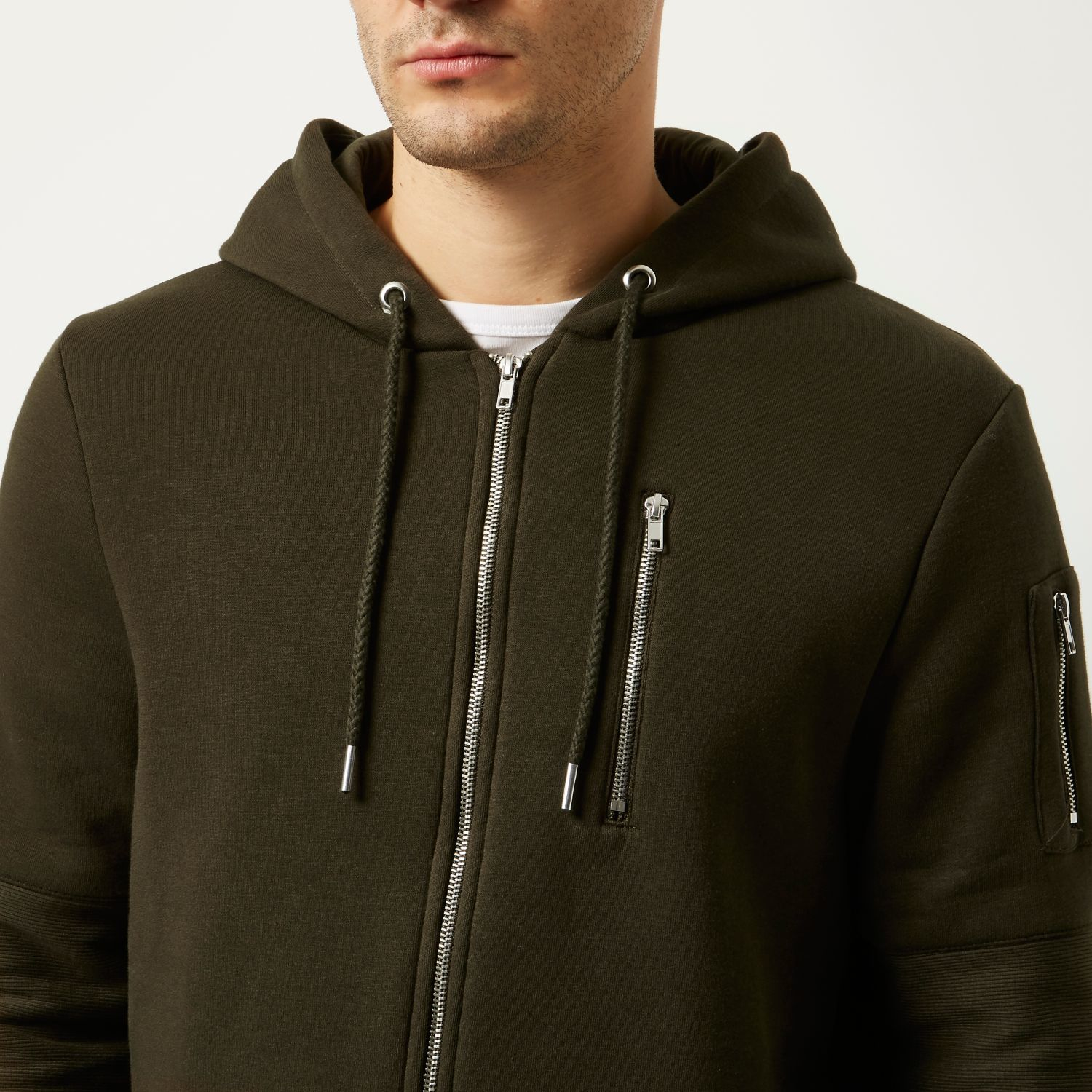 Hoodie with sleeve pocket Clearance