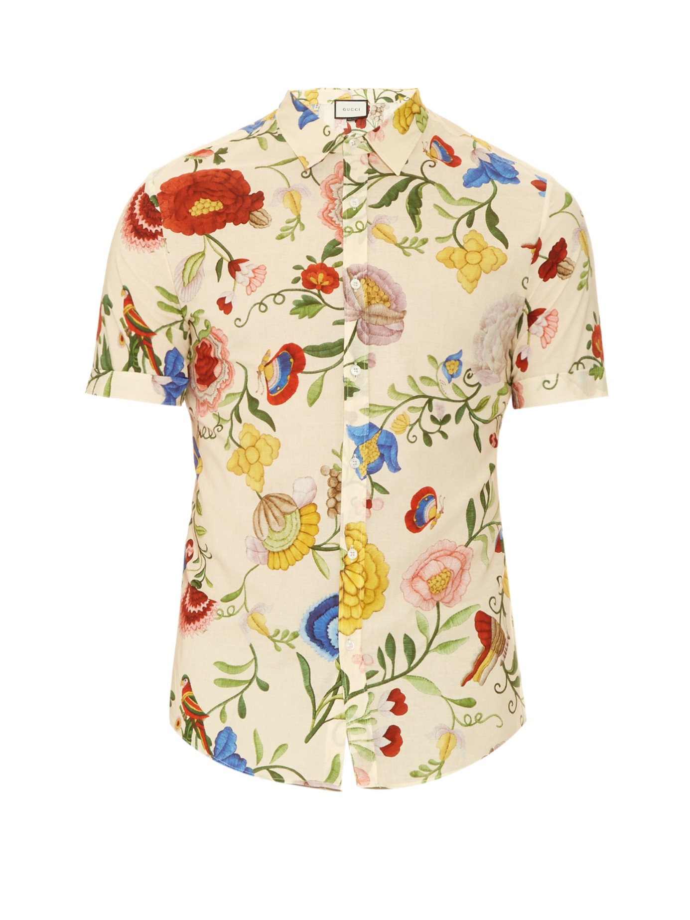 gucci floral shirts