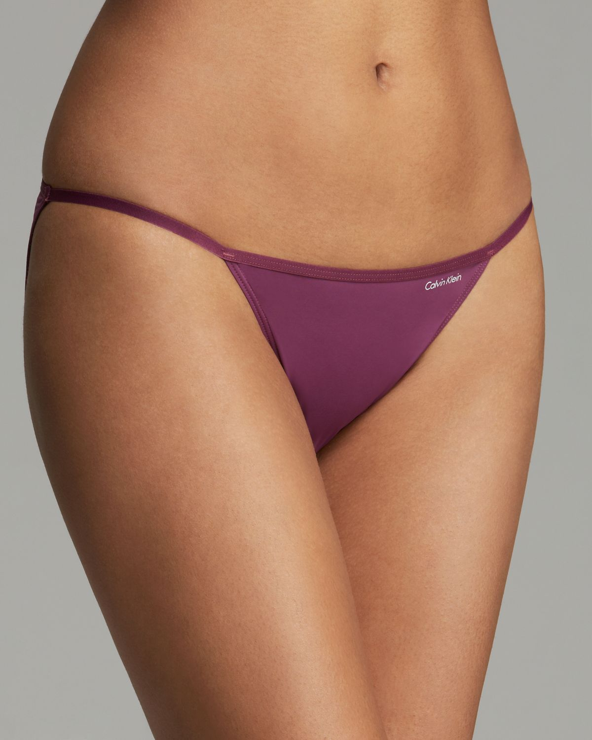 Calvin Klein Sleek String Bikini #d3510 in Purple - Lyst