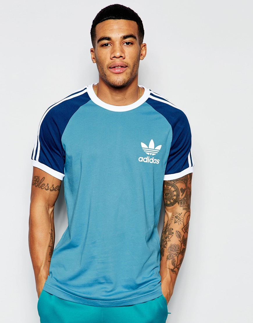 Lyst - Adidas Originals California T-shirt Aj8832 in Blue for Men
