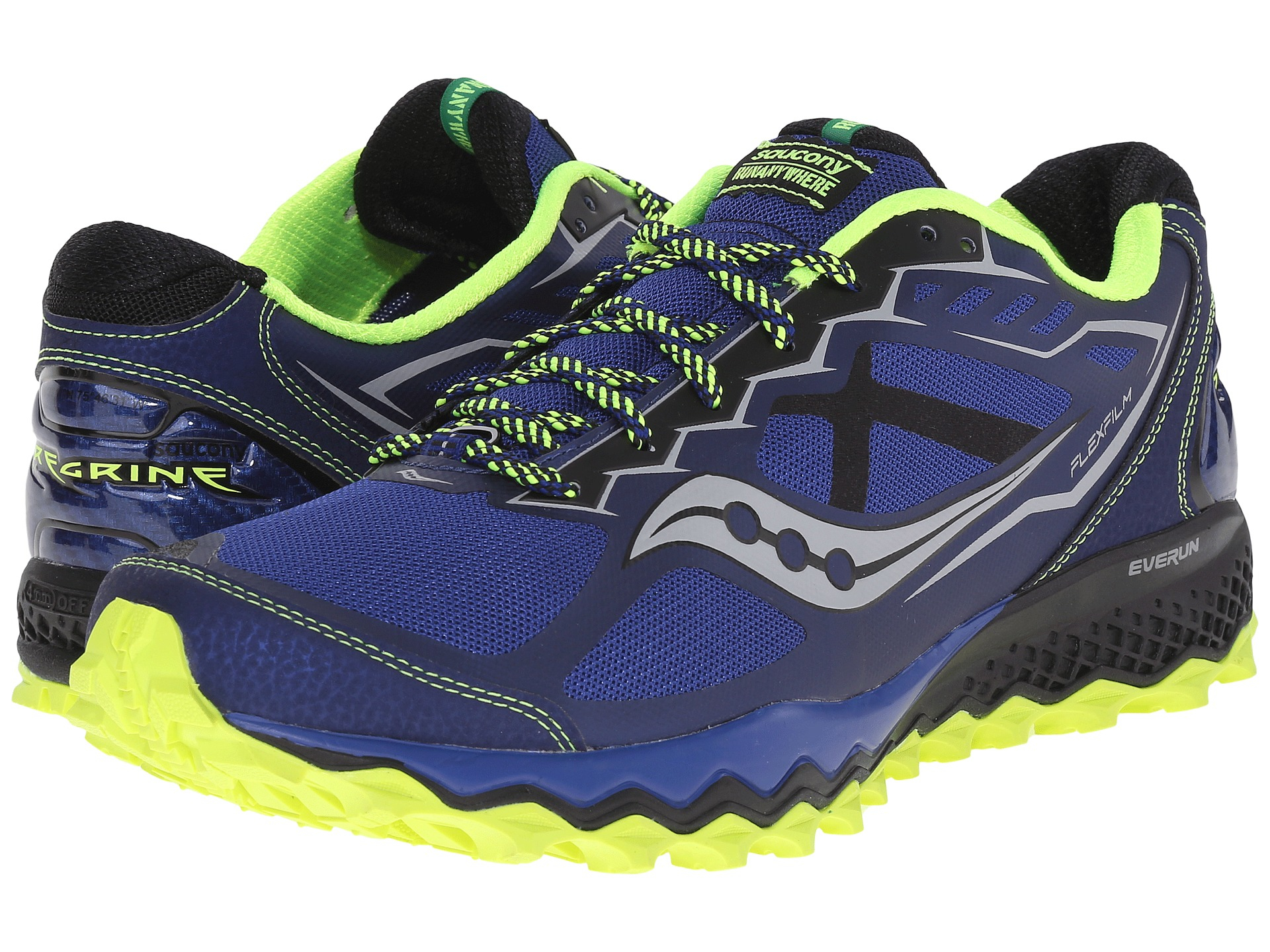 saucony peregrine 6 mens black