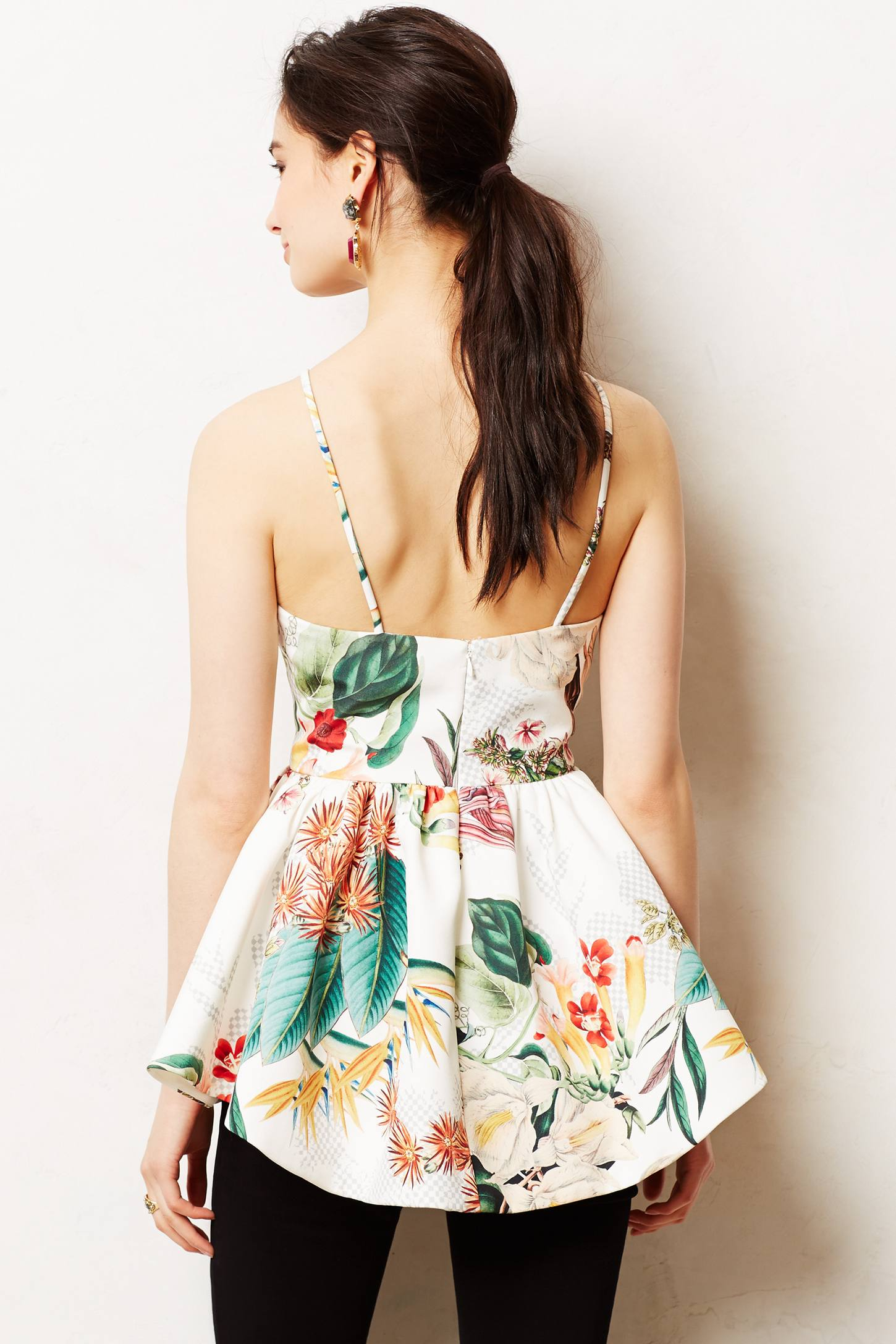 Lyst - Anthropologie Dahlia Peplum Top