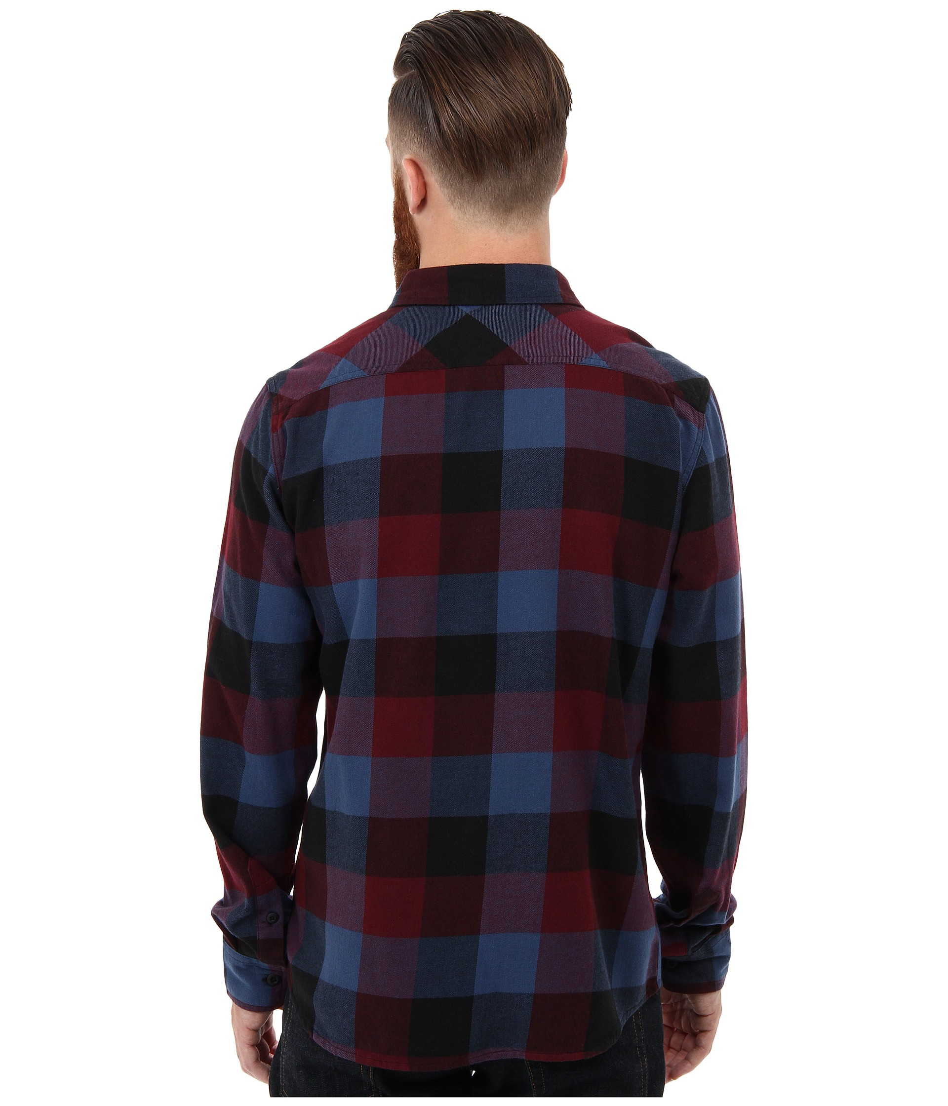 box flannel shirt vans