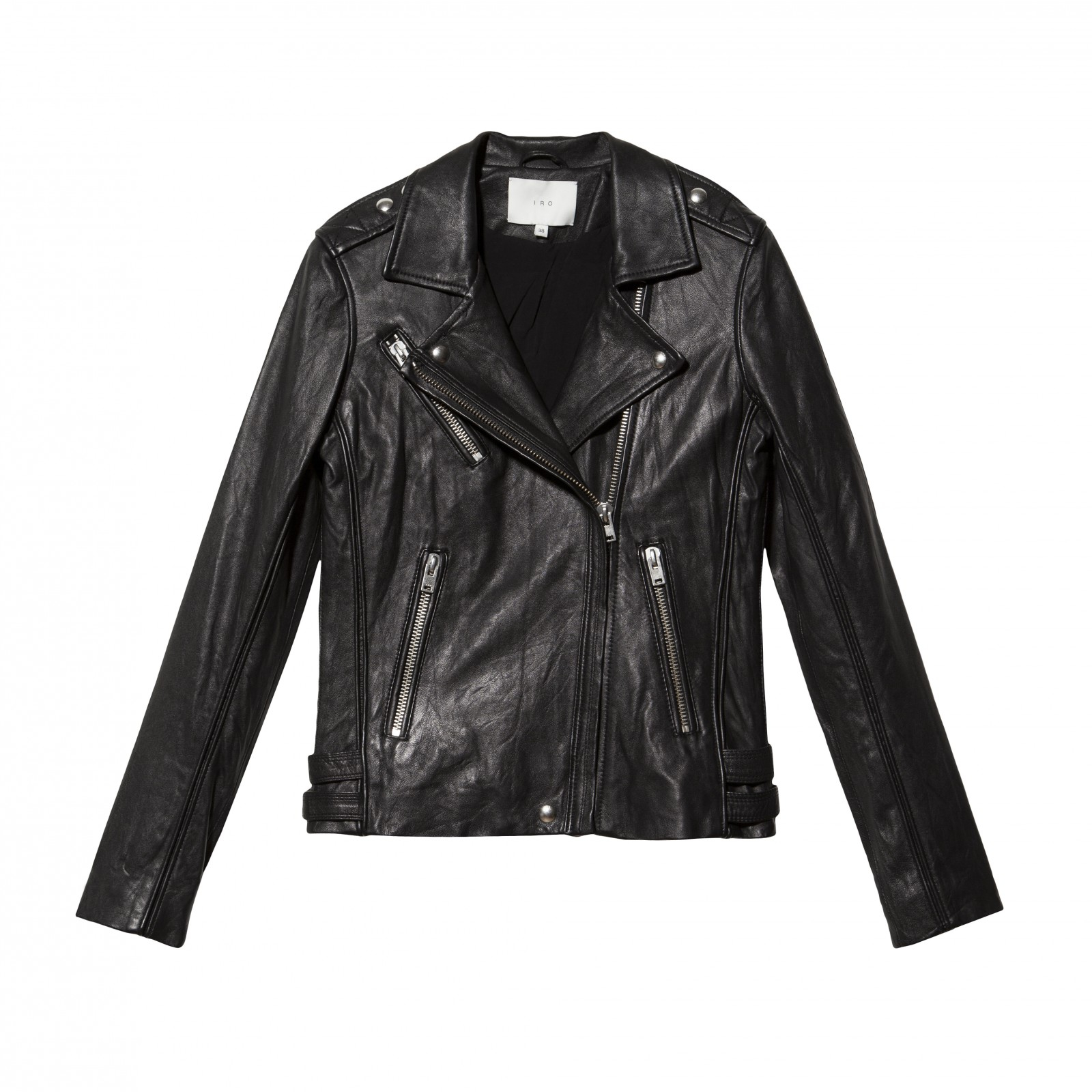 Iro Tara Leather Jacket In Black Lyst Gallery
