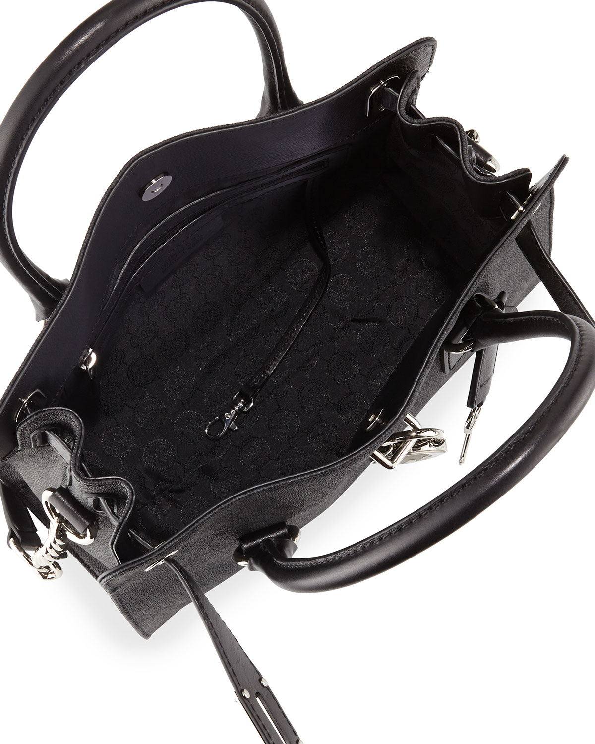 Lyst Michael Michael Kors Hamilton Mk Logo Satchel Bag